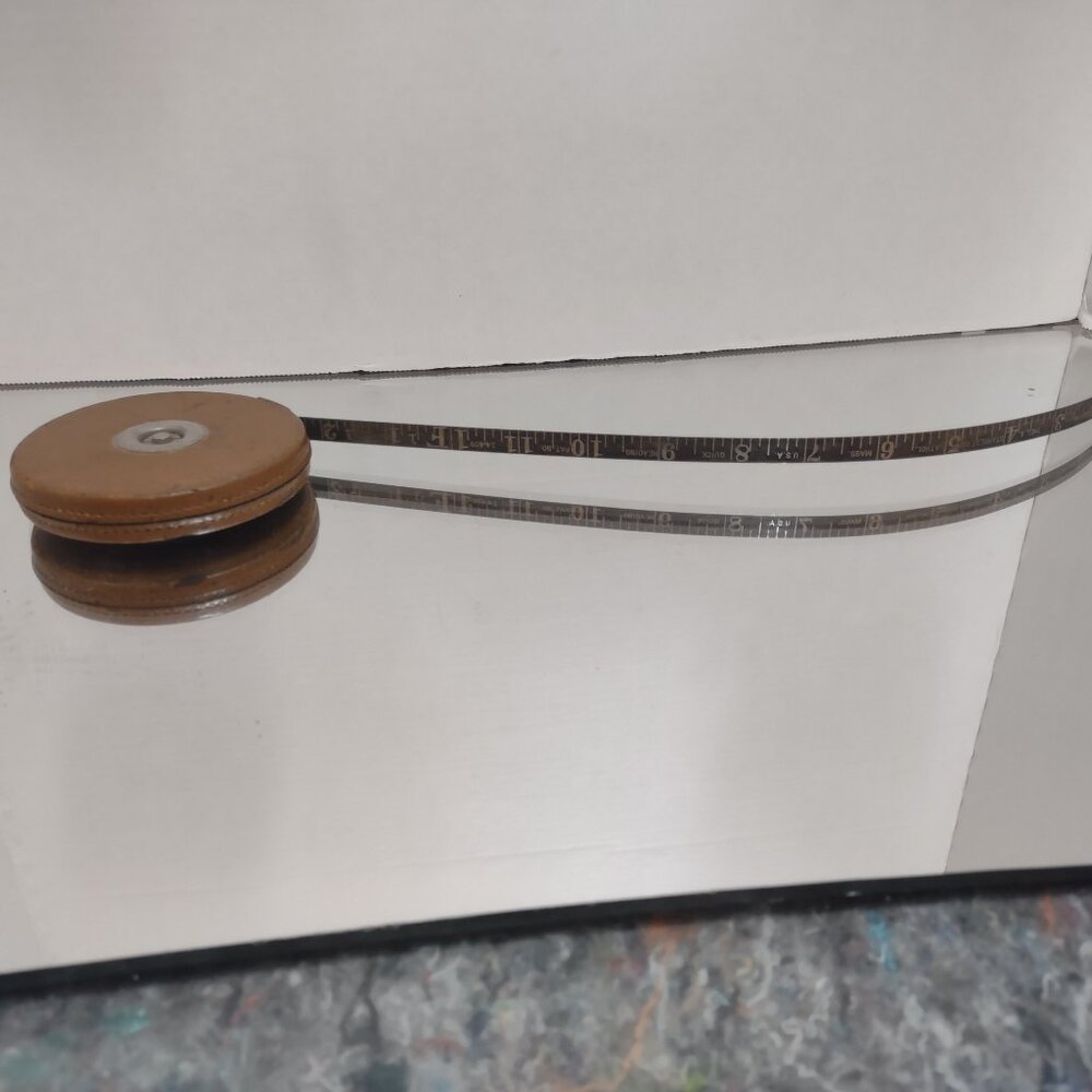 L.S. Starrett Tape Measure 75ft No.510 Vintage Athol Mass Tool Gift